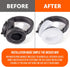 WC Wicked Cushions PadZ - Thick & Soft Ear Pads for ATH M50X / M40X / SteelSeries Arctis/HyperX Cloud & Alpha/Logitech G Pro X/Compatible with Ove...