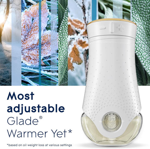 Glade PlugIns Refills Air Freshener, Scented and Essential Oils for Home and Bathroom, First Frost, Limited Edition Scent, 3.35 Fl Oz, 5 Count...