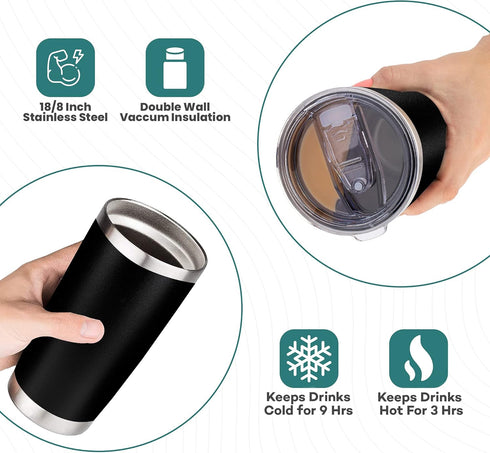 KLUBI Pastor Gift 20 Ounce Travel Coffee Mug Tumbler - Funny Idea for Appreciation, Wife, Faith Based, Birthday - Men and Women...