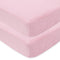 American Baby Company 2 Pack Heavenly Soft Chenille Fitted Crib Sheet 28" x 52", Warm and Cozy Neutral Chenille Sheet, Pink, for Boys and Girls, F...