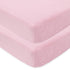 American Baby Company 2 Pack Heavenly Soft Chenille Fitted Crib Sheet 28" x 52", Warm and Cozy Neutral Chenille Sheet, Pink, for Boys and Girls, F...