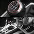 X AUTOHAUX 6 Speed Manual Stick Gear Shift Knob Handle Shifter Head for Audi S3 A3...