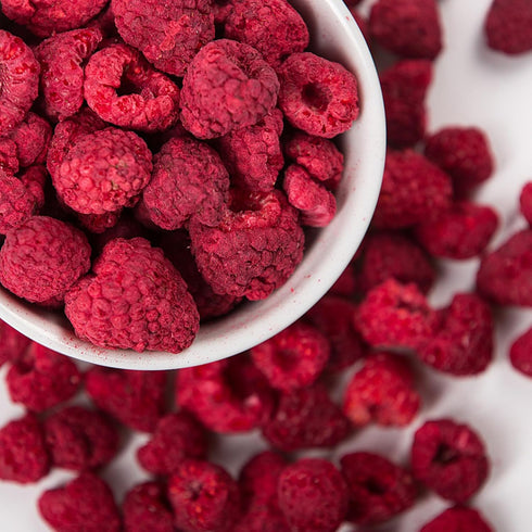 Super Garden Freeze Dried Raspberries | Crunchy Whole Berries | Freeze Dried Berries for Snacking, Topping, or Baking | Delicious Freeze Dried Fru...