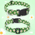 BiPawTi Green Dog Collar for St. Patrick's Day, Cute Flower Puppy Collar for Extra Small Dog, Floral Spring Dogs Collar for Small Dogs with Pretty...