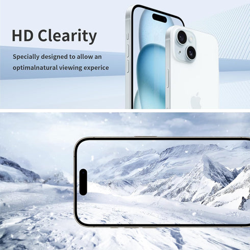 Privacy Screen Protector for iphone 14 Pro Max / 15 Plus 6.7 inch for iphone 14 ProMax /15Plus Tempered Glass Purple Gradient Colorful Anti Blue L...