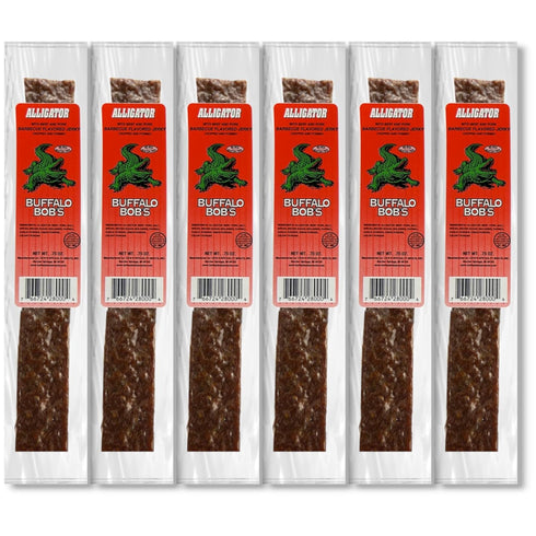Buffalo Bob's Jerky (6 Pack)- Alligator-BBQ...