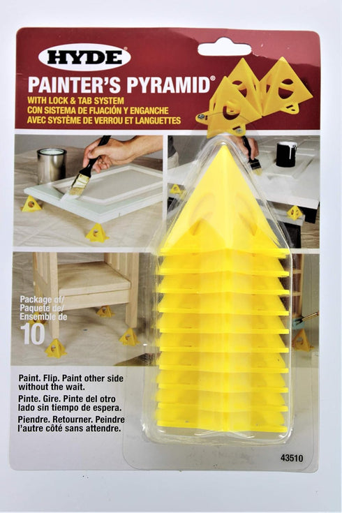 2-PACKS - Painter's Pyramid Stands, Yellow...