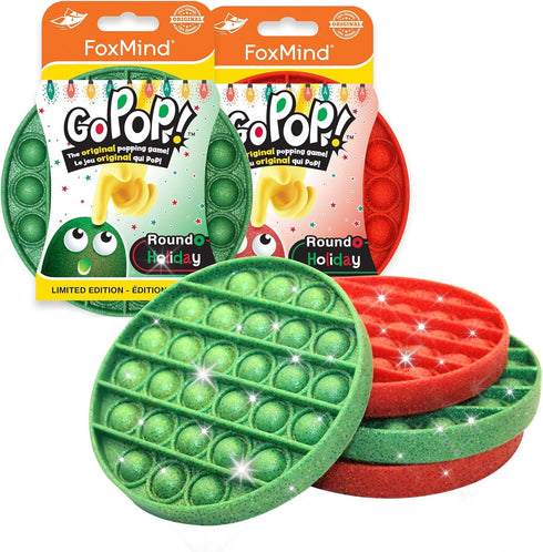FoxMind Go Pop Roundo Holiday Limited Edition Red...