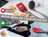 Silicone Spoon Rest for Stove Top – 1 Piece - HEAT RESISTANT & EASY CLEAN Kitchen Spoon Rest for Kitchen Counter - Silicone Utensil Rest for Stove...