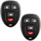2X KeylessOption Key Fob Replacement for 2005 2006 2007 2008 2009 2010 2011 2012 Buick Lacrosse Chevrolet Chevy Cobalt Malibu Pontiac G5 G6 Grand ...