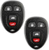 2X KeylessOption Key Fob Replacement for 2005 2006 2007 2008 2009 2010 2011 2012 Buick Lacrosse Chevrolet Chevy Cobalt Malibu Pontiac G5 G6 Grand ...