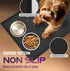 Dog Food Mat - Raised Edges Cat Food Mat Prevent Spills – 100% Waterproof Dog Mat for Food and Water Protect Floors - Easy Clean Dog Bowl Mats for...