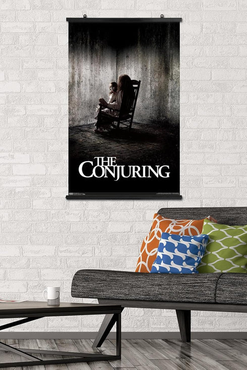 Trends International The Conjuring - Chair Wall Poster, 22.375" x 34", Premium Poster & Clip Bundle...