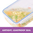 LocknLock Easy Essentials Food Storage lids/Airtight containers, BPA Free, 6-Piece, Clear...