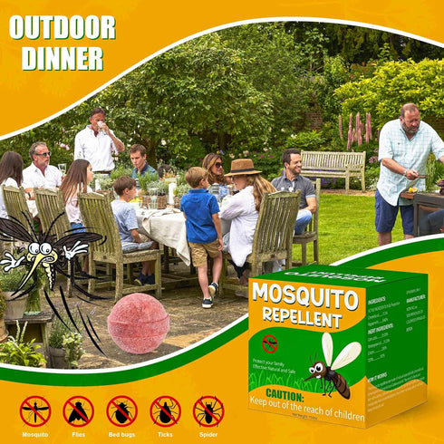12Pack Mosquito Repellent for Indoor Outdoor, Natural Mosquito Repellent for Yard, Fly Mosquito Control for Room, Mosquito Deterrent for Backyard,...