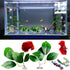 Fish Leaf Pad Fish Tank Accessories Aquarium Décor Simulating 3 pcs Adjustable Plastic Plants Betta Natural Habitat Playing Spawn Breed Rest Bed w...