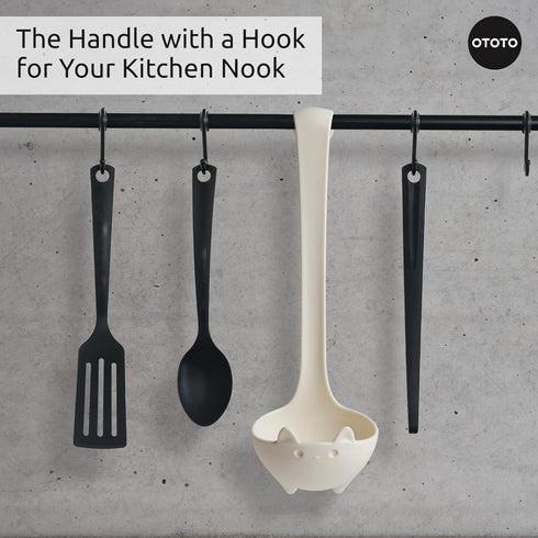NEW!! Katie Cat Soup Ladle by OTOTO - White Cat, Cooking Gifts, Gifts for Cat Lovers - Cat Gift, Cute Kitchen Accessories, Funny Kitchen Gadgets, ...