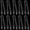 Patelai 10 Pieces Small Plastic Serving Tongs for Appetizers Clear Plastic Mini Sugar Cube Buffet Ice Tongs for Dessert Tea Coffee Party Bar Appet...