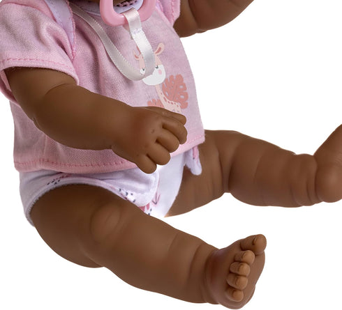 JC Toys - La Newborn Nursery | 7 Piece Baby Doll Gift Set | 12" Life-Like Hispanic Doll with Accessories | Purple | Ages 2+ (18347)...