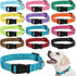 12 Pieces Nylon Dog Collar Bulk, Adjustable Dog Collars with Quick Release Buckle Dogs Collar Bulk for Dogs Walking Running Training, Medium (Mixe...