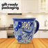 Talavera Mug - Hand Painted Mexican Coffee Mug - Authentic Mexican Decor - Blue and White - Taza Mexicana Azul Blanco...
