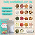 18 Different Herbs for Healthy Liver Tea, Everyday Nourishing Liver Tea 2 Boxs(60 Bags)...