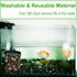 10 Pieces 3" x 4" Aquarium Filter Media Bags Small,Mini Fish Tank Media Mesh Filter Bags for Activated Carbon,Ceramic Rings,Mesh Reusable Bags wit...