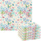 Kitchen Dish Cloths Towels Blue Flowers Butterflies Reusable Super Absorbent Cleaning Dish Rags Nonstick Oil Washable Fast Drying, 12x12 in 6 Pack...