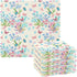 Kitchen Dish Cloths Towels Blue Flowers Butterflies Reusable Super Absorbent Cleaning Dish Rags Nonstick Oil Washable Fast Drying, 12x12 in 6 Pack...