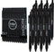 Loddie Doddie Black Gel Pens for Journaling and Note Taking - 12 Pack, 0.7 mm Medium Point Smooth Writing Retractable Pens, No Bleed Non Smudge...