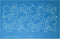 Splash of Love - Edge to Edge Stencil, Continuous Line Template for Free Motion Quilting, Domestic Machine Quilting, Hand Quilting, Long-Arm Quilt...