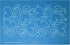 Splash of Love - Edge to Edge Stencil, Continuous Line Template for Free Motion Quilting, Domestic Machine Quilting, Hand Quilting, Long-Arm Quilt...