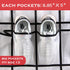 35 Pocket Over The Door Shoe Organizer, Door Hanging Storage Shoe Holder Rack for Large Capacity Shoe Organizer for Men and Women Kids Closet Bedr...