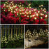 Solar Flowers Lights Garden Decor, Solar Garden Lights Outdoor Decorative,2Pack 40LED Solar Lights Outdoor Garden Waterproof Fairy Lights for Outs...
