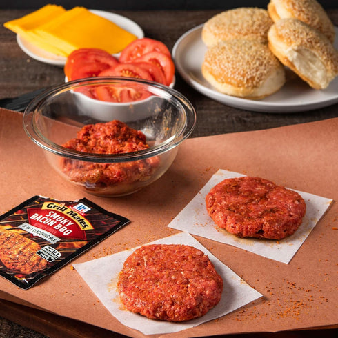 McCormick Grill Mates Smoky Bacon BBQ 3-In-1 Seasoning Mix, 1 oz (Pack of 12)...
