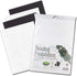 The Beadsmith Beading Foundation – 8.5 x 11 inches – 4 sheets of Assorted Black & White Fabric – Made in the USA – Stiff & durable material used f...