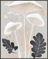 Posterizer 1 pcs-mushrooms and flowers- delicate aesthetic decor-Landscape & Nature Art-Abstract & Modern Art-Chic Home Decor- UNFRAMED Wall Art...