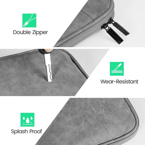 DTTO 9-11 Inch Tablet Sleeve Bag for New 11-in iPad Air M2/iPad Pro M4, 10.9" iPad 10th Gen & iPad Air 5/4th, 10.2" iPad 9/8/7th, 11" Galaxy Tab A...