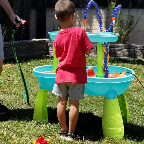 30W Pump Water Table Pump, Water Pump for Kids Water Table, Outdoor Water Game Toys, Water Table Accessories 10FT Insulated Wire - Two Way...