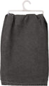 Primitives by Kathy Black and White Hand-Lettered Dish Towel, 28 x 28-Inch, Pumpkin Pie...