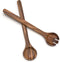 Lipper International Acacia Round Salad Servers, 13" Long, One Pair...