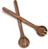 Lipper International Acacia Round Salad Servers, 13" Long, One Pair...
