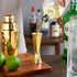 Viski Japanese Style Double Jigger for Cocktails, Bar Kit Essential, 1oz and 2oz with Interior Measurements, Gold...