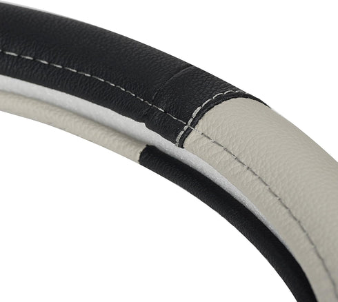 Mayco Bell Car Steering Wheel Cover 15 inch Comfort Durability Safety (Gray)...