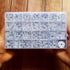 Amaney 810pcs 6x6mm Cube Acrylic Alphabet Letter Beads for Jewelry Making Bracelets Necklaces Key Chains...