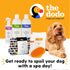 The Dodo All-in-One Dog Grooming Kit, Includes No Rinse Bath Foam, Wipes, and Wet/Dry Brush; Vegan, Cruelty-Free and Contains no DEA, MEA, SLS or ...