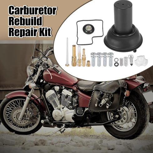 Motoforti 2 Kits Motorcycle Carburetor Repair Rebuild Parts for Honda Shadow VLX 600 1994-2003 Carb Repair Tools...
