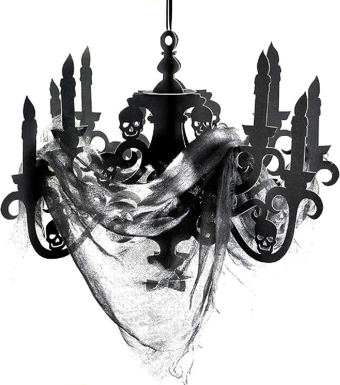 Amscan 670455 Haunted Mansion Candelabra with Gauze, 16 1/4" x 23"...