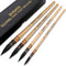 Professional Watercolor Paint Brushes, Round Squirrel Hair Paint Brush Set for Art Painting, Gouache, Fine Detailing, Acrylic, Gouache, Oil (4 Bru...