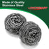 10 Pcs Stainless Steel Scrubbers,Dish Scrubbers,Steel Wool Scrubbers for Cleaning Pots and Pans,Kitchen Sinks,Household...